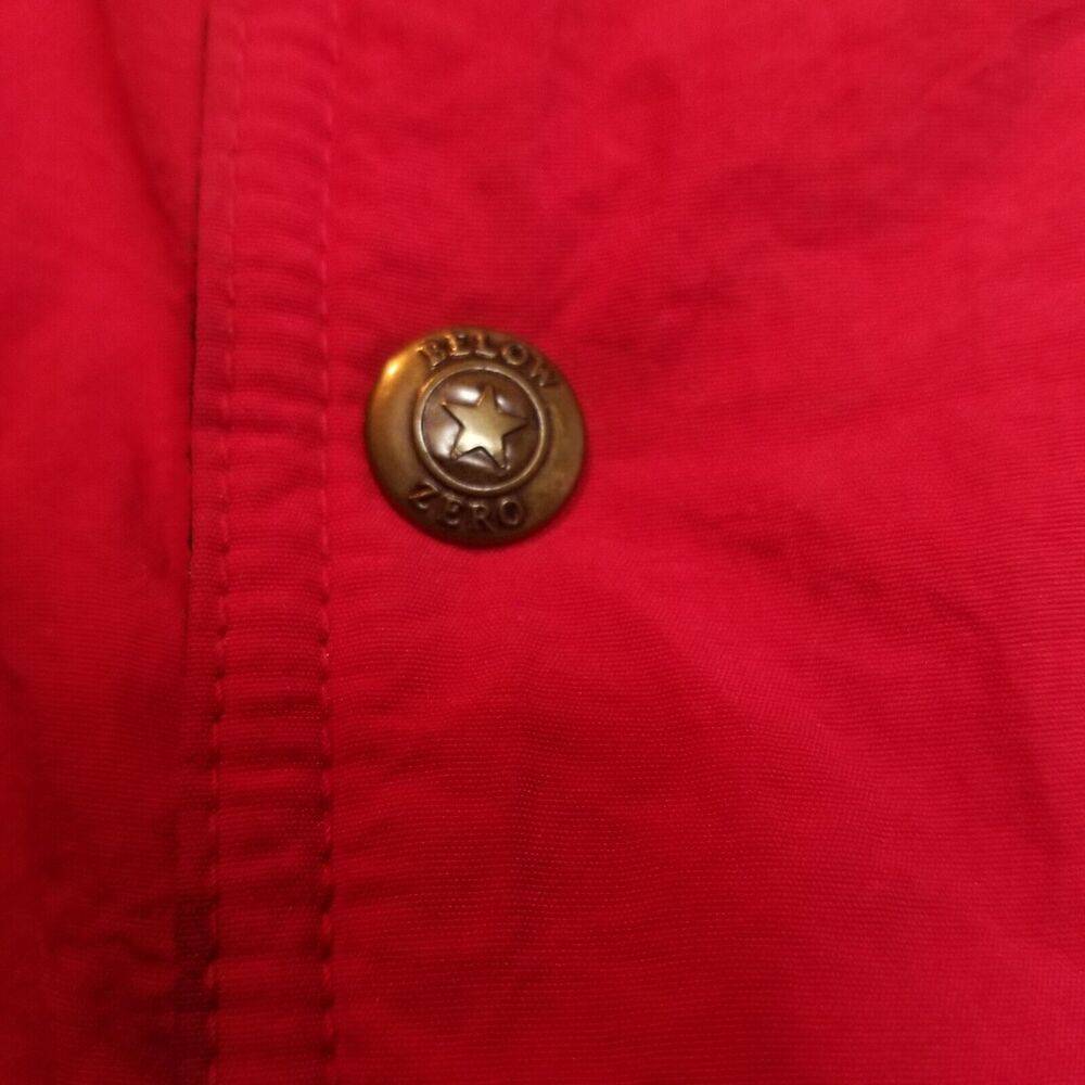 Vintage 90s Boys Snow Jacket Sz L Below Zero  Sz L Skiing Resort Winter - Picture 5 of 12